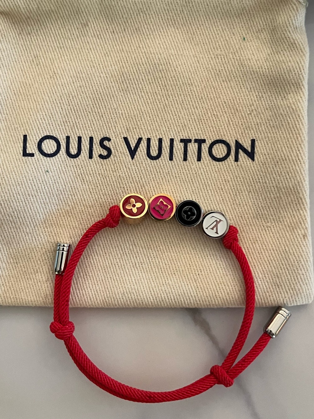 Unique LV Charm Bracelet